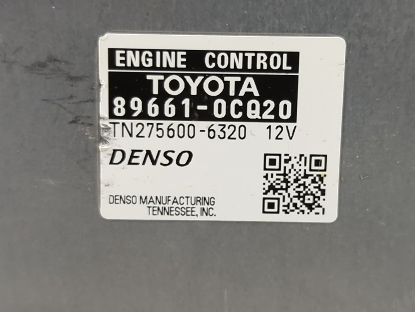 2016-2017 Toyota Tundra PCM Engine Control Computer ECU ECM PCU OEM P/N:89661-0CQ20 Fits Fits 2016 2017 OEM Used Auto Parts 