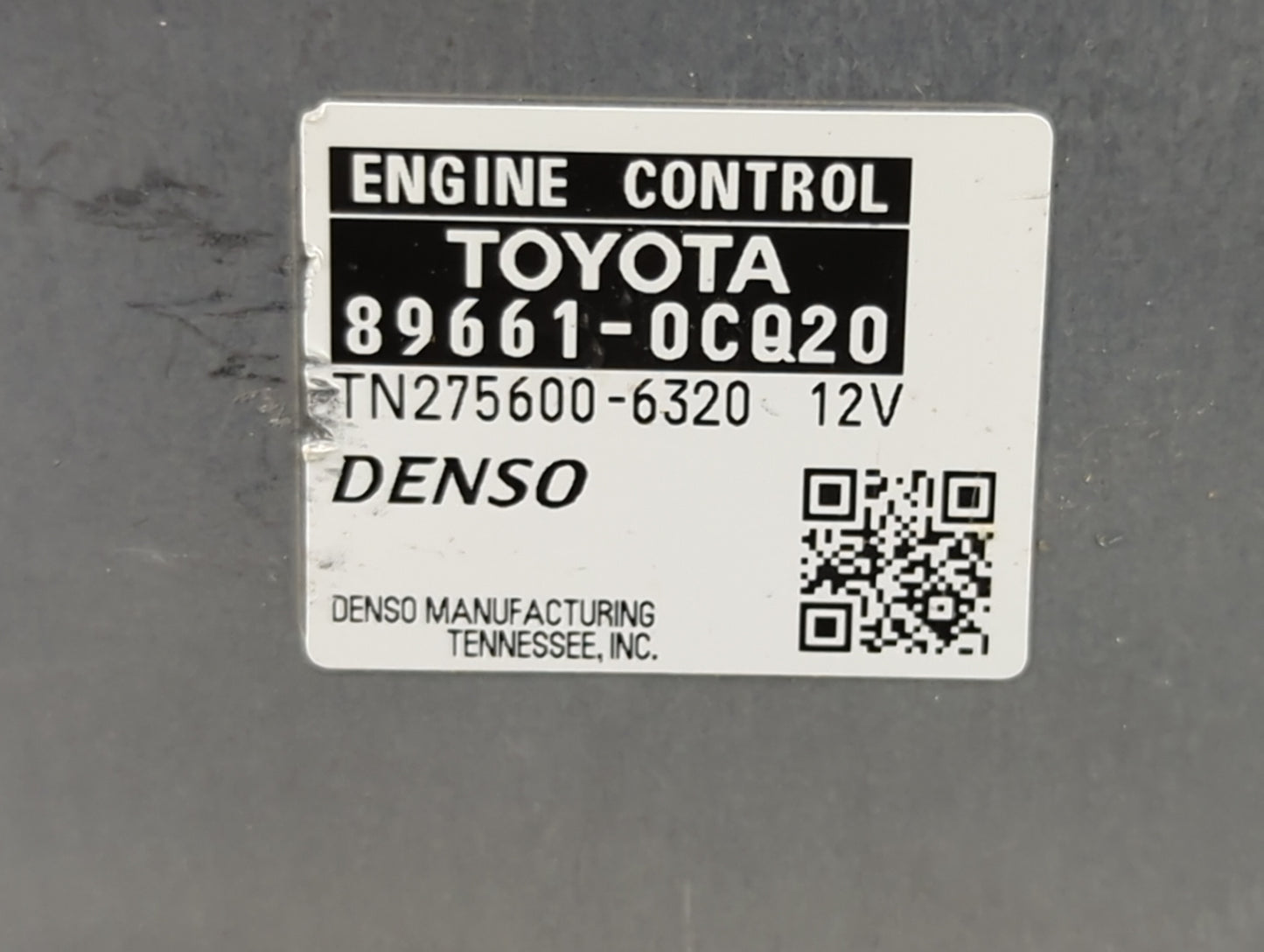 2016-2017 Toyota Tundra PCM Engine Control Computer ECU ECM PCU OEM P/N:89661-0CQ20 Fits Fits 2016 2017 OEM Used Auto Parts 