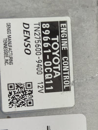 2016 Toyota Tundra PCM Engine Control Computer ECU ECM PCU OEM P/N:89661-0C911 TN275600-9400 Fits OEM Used Auto Parts - Oemu