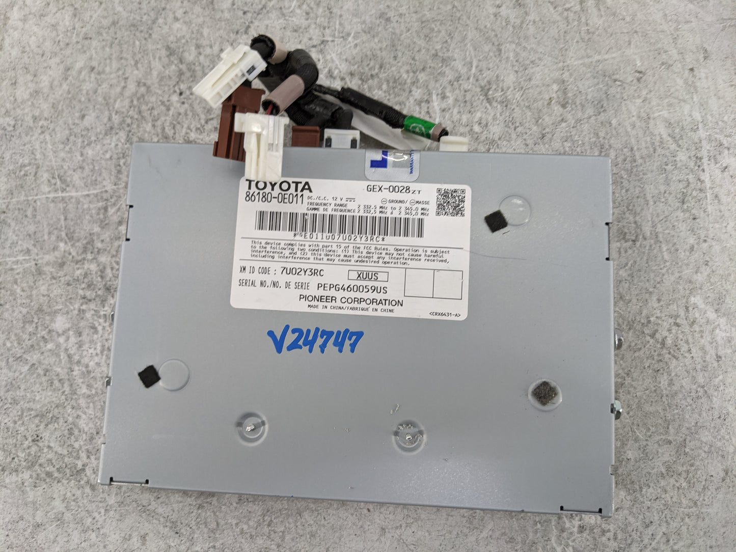 2014-2021 Toyota Tundra Tuner Satellite Receiver - Oemusedautoparts1.com