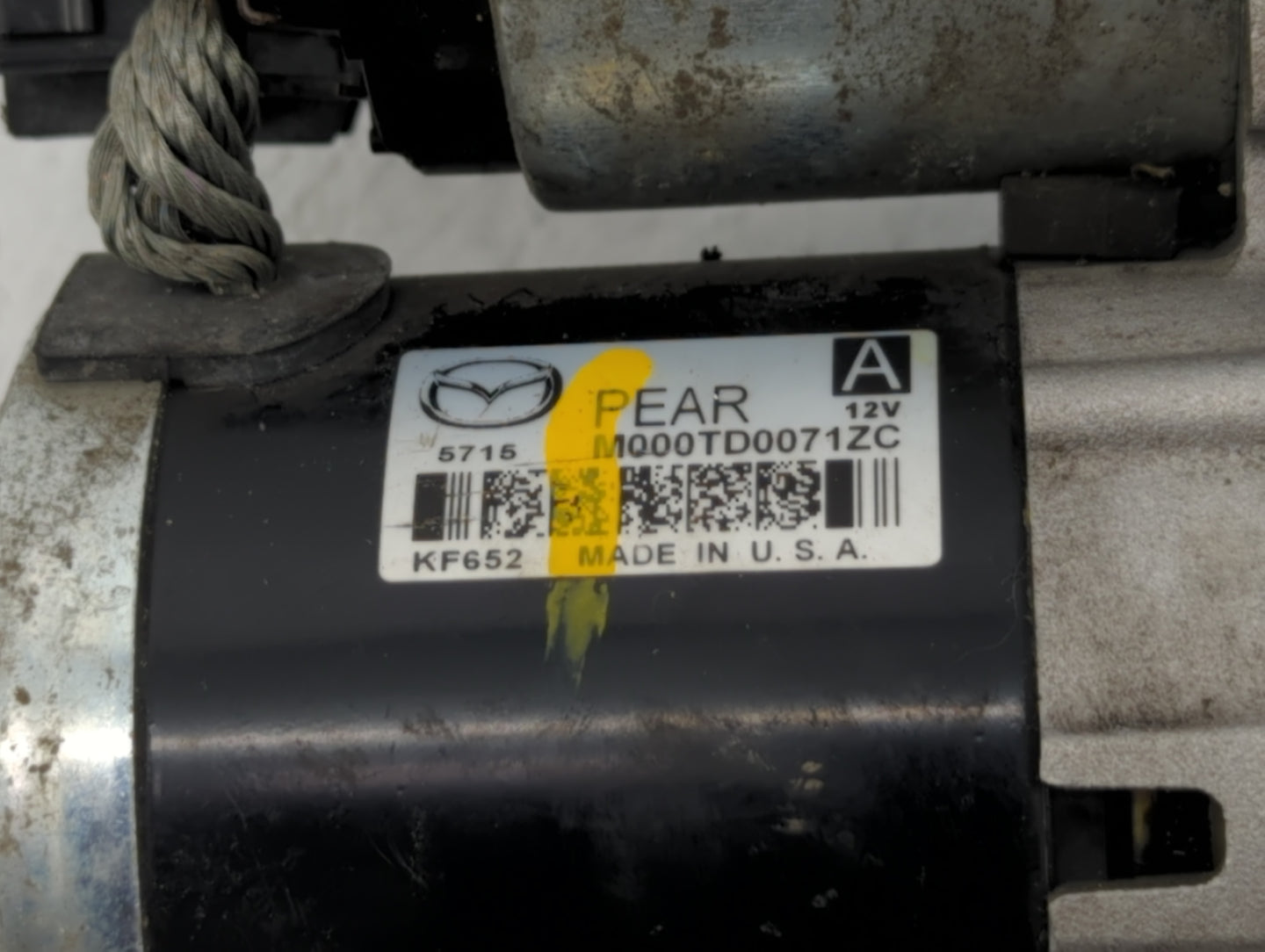 2017-2018 Toyota Yaris Ia Car Starter Motor Solenoid OEM P/N:M000TD0071ZC Fits Fits 2016 2017 2018 2019 2020 OEM Used Auto P