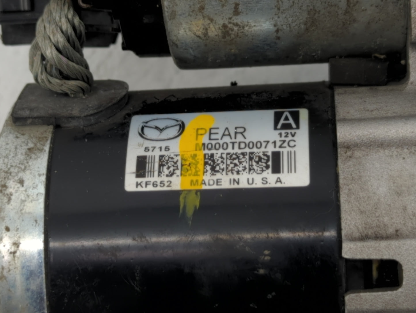 2017-2018 Toyota Yaris Ia Car Starter Motor Solenoid OEM P/N:M000TD0071ZC Fits Fits 2016 2017 2018 2019 2020 OEM Used Auto P