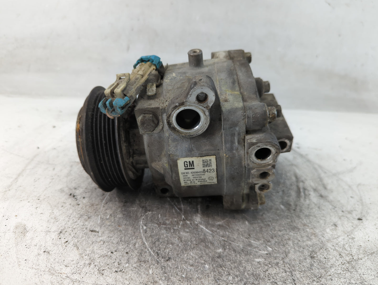 2016 Vauxhall Mokka X Air Conditioning A/c Ac Compressor Oem - Oemusedautoparts1.com