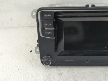 2012-2016 Volkswagen Beetle Radio AM FM Cd Player Receiver Replacement P/N:561 035 150 Fits Fits 2011 2012 2013 2014 2015 2016 OEM Used Auto Parts