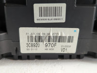 2016 Volkswagen Cc Instrument Cluster Speedometer Gauges P/N:3C8 920 970F 3C8 920 971L, 3C8920971L Fits OEM Used Auto Parts 