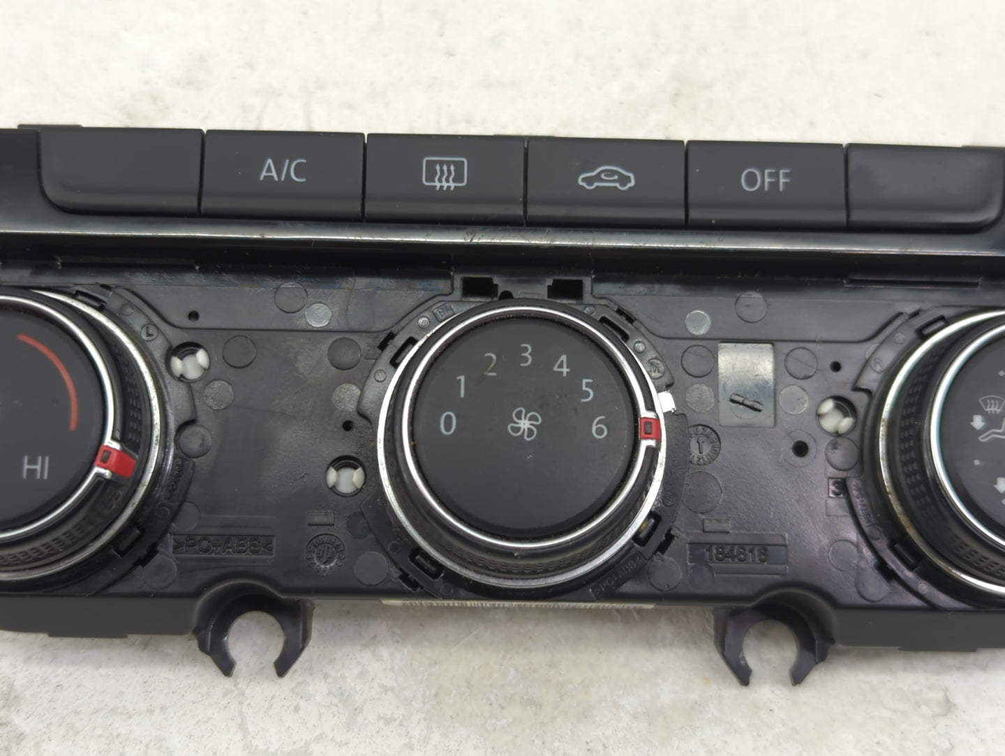 2015-2017 Volkswagen Golf Climate Control Module Temperature AC/Heater Replacement P/N:5GM907426 5HB 012 515-00 Fits OEM Use
