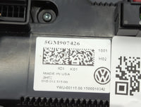 2015-2017 Volkswagen Golf Climate Control Module Temperature AC/Heater Replacement P/N:5GM907426 5HB01251500 Fits OEM Used A