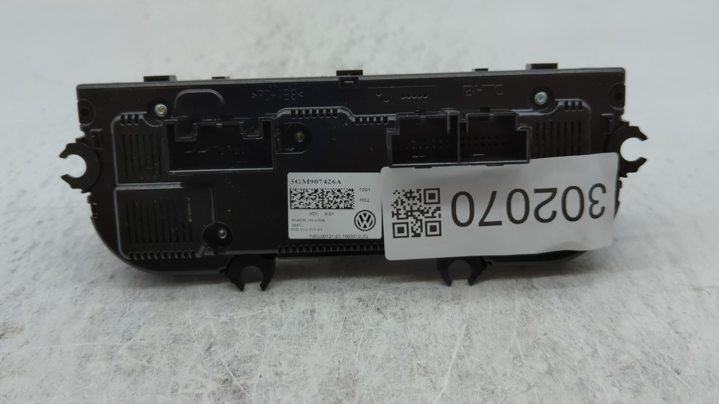 2015-2016 Volkswagen Golf Climate Control Module Temperature AC/Heater Replacement P/N:5GM907426A Fits Fits 2015 2016 OEM Us