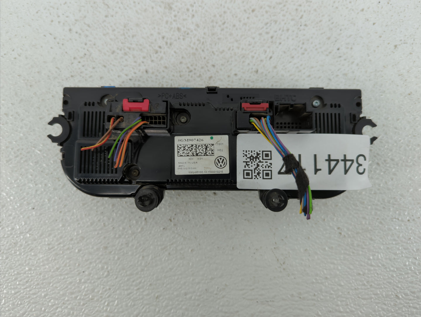 2015-2016 Volkswagen Golf Climate Control Module Temperature AC/Heater Replacement P/N:5GM907426A Fits Fits 2015 2016 OEM Us