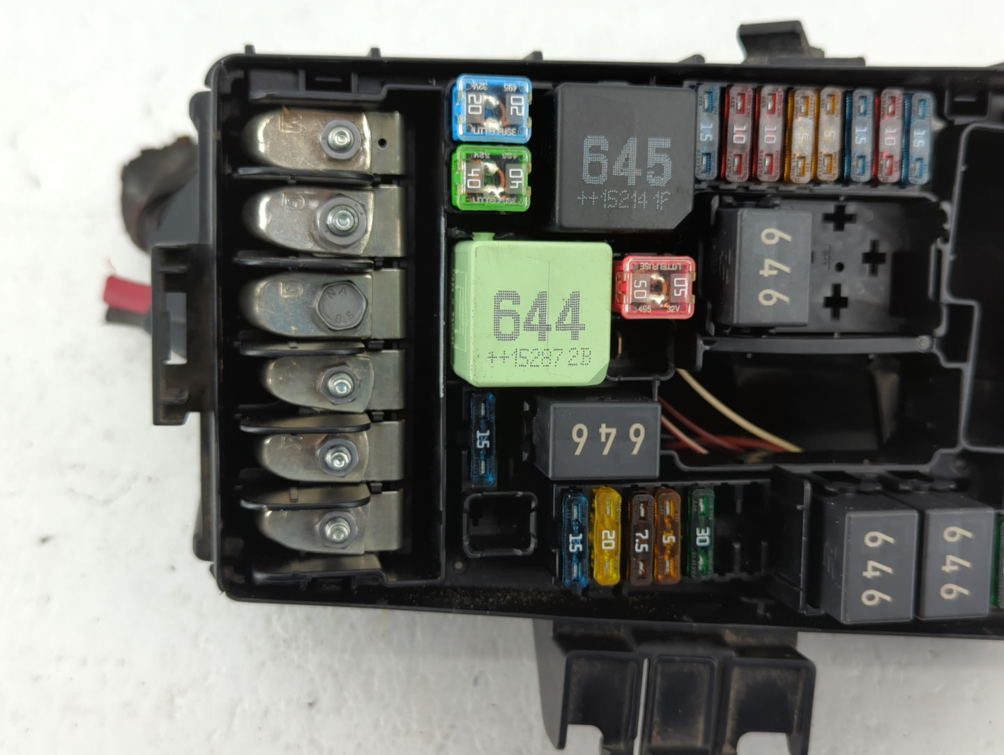 2015-2019 Volkswagen Golf Fusebox Fuse Box Panel Relay Module P/N:500 907 361 C Fits Fits 2015 2016 2017 2018 2019 2020 2021