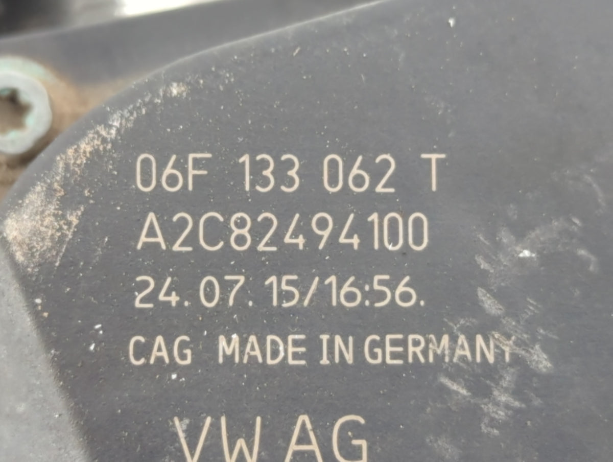 2013-2019 Volkswagen Golf Throttle Body P/N:06F 133 062 T Fits OEM Used Auto Parts - Oemusedautoparts1.com