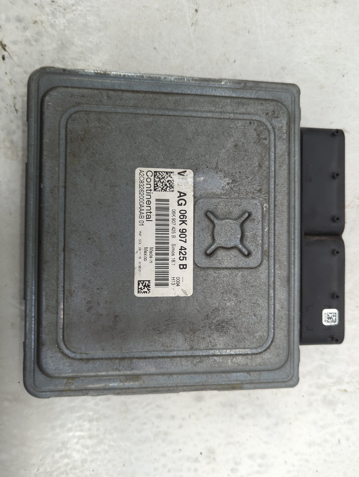 2016 Volkswagen Golf Gti PCM Engine Control Computer ECU ECM PCU OEM P/N:06K907425B A2C83262000AAAB01 Fits Fits 2015 2017 OE
