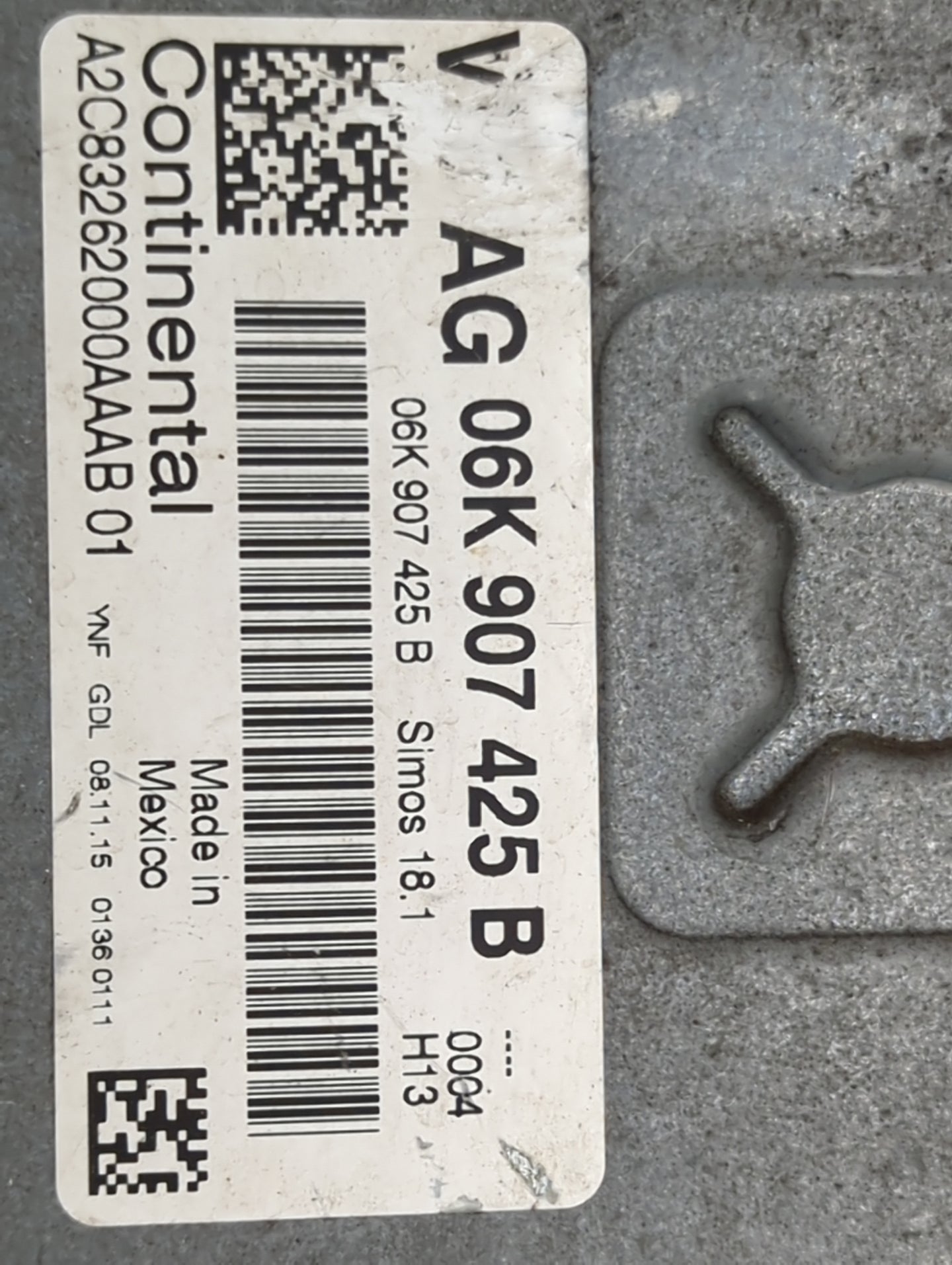 2016 Volkswagen Golf Gti PCM Engine Control Computer ECU ECM PCU OEM P/N:06K907425B A2C83262000AAAB01 Fits Fits 2015 2017 OE