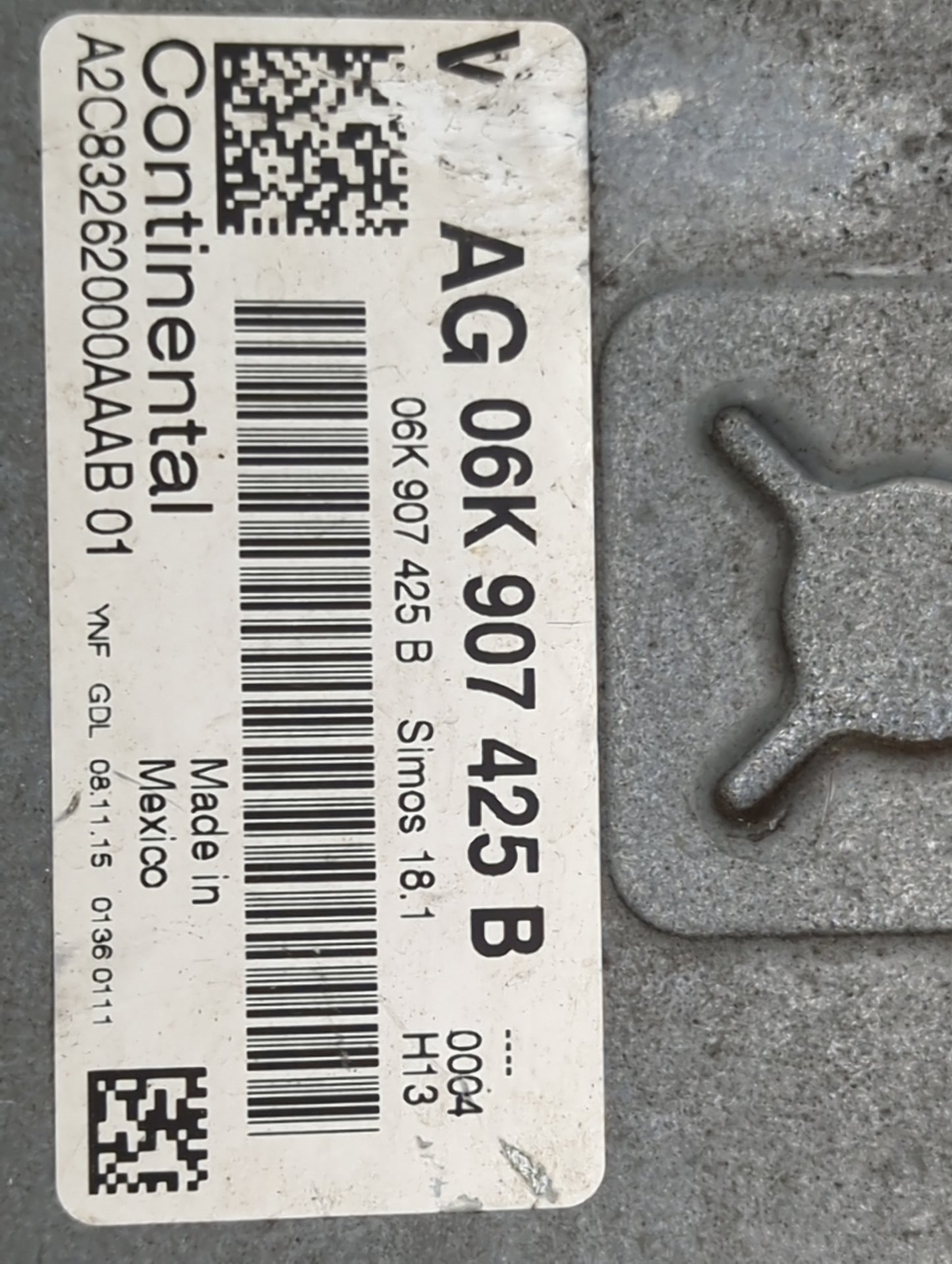 2016 Volkswagen Golf Gti PCM Engine Control Computer ECU ECM PCU OEM P/N:06K907425B A2C83262000AAAB01 Fits Fits 2015 2017 OE