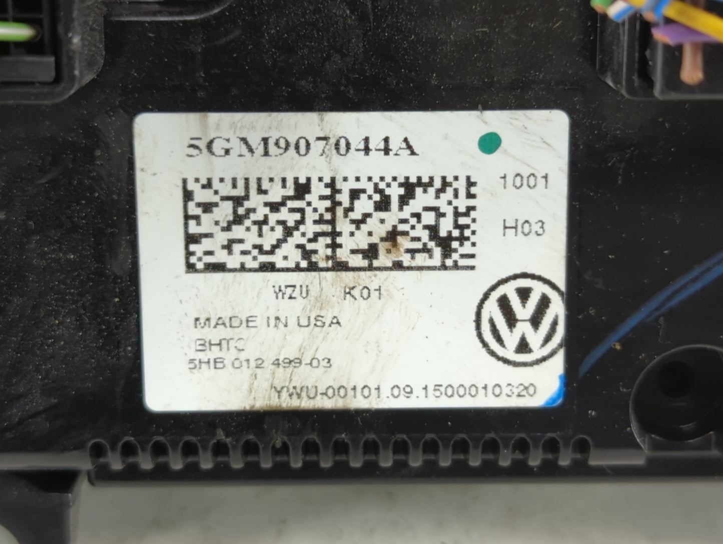 2015-2016 Volkswagen Gti Climate Control Module Temperature AC/Heater Replacement P/N:5GM907044A Fits Fits 2015 2016 OEM Use