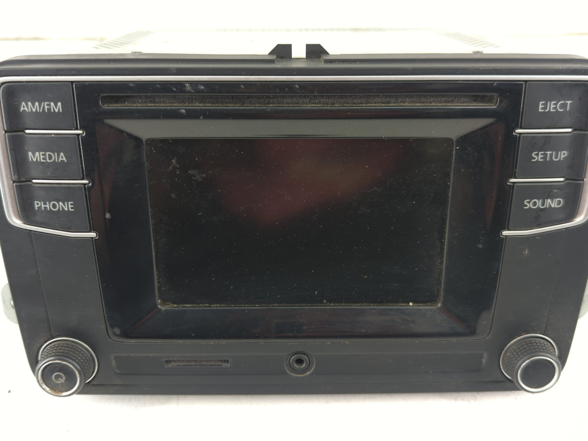 2016-2017 Volkswagen Jetta Radio AM FM Cd Player Receiver Replacement P/N:561 035 150 Fits Fits 2013 2014 2015 2016 2017 OEM