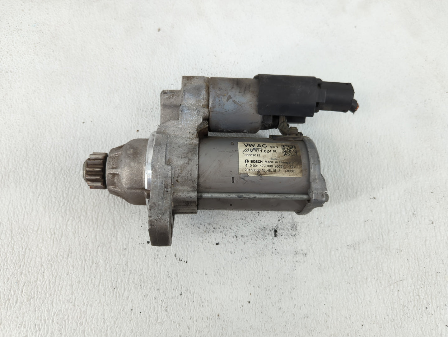 2014 Volkswagen Jetta Car Starter Motor Solenoid OEM P/N:02M 911 024 R Fits Fits 2015 2016 2017 2018 2019 2020 2021 2022 OEM