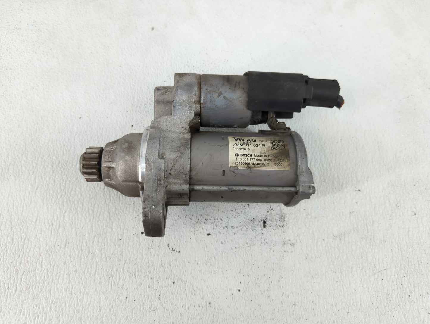 2014 Volkswagen Jetta Car Starter Motor Solenoid OEM P/N:02M 911 024 R Fits Fits 2015 2016 2017 2018 2019 2020 2021 2022 OEM