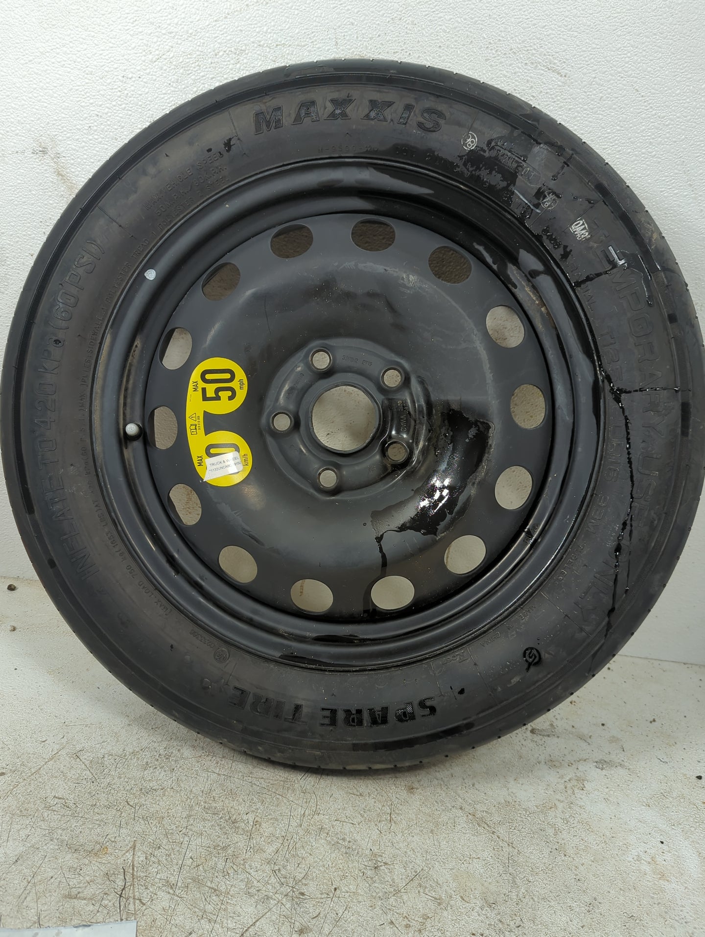 2006-2016 Volkswagen Jetta Spare Donut Tire Wheel Rim Oem 1401797 - Oemusedautoparts1.com
