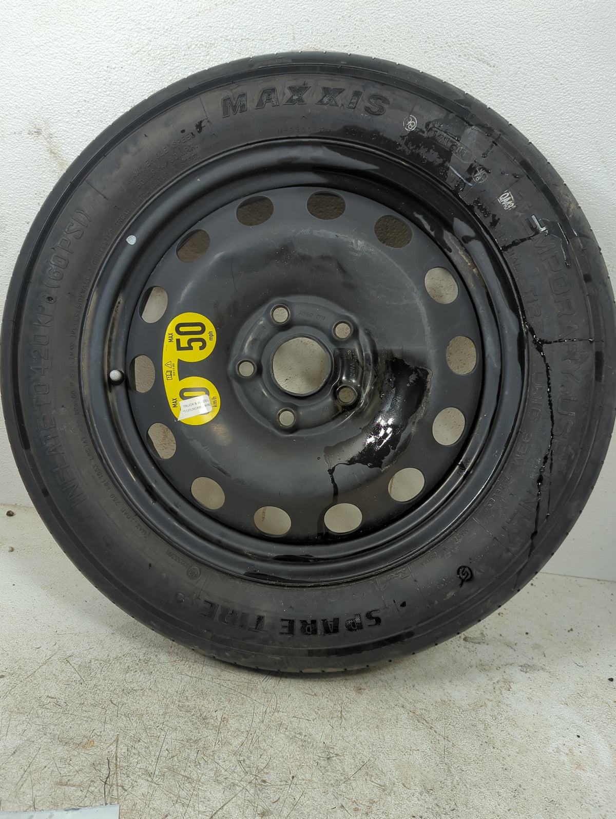 2006-2016 Volkswagen Jetta Spare Donut Tire Wheel Rim Oem 1401797 - Oemusedautoparts1.com