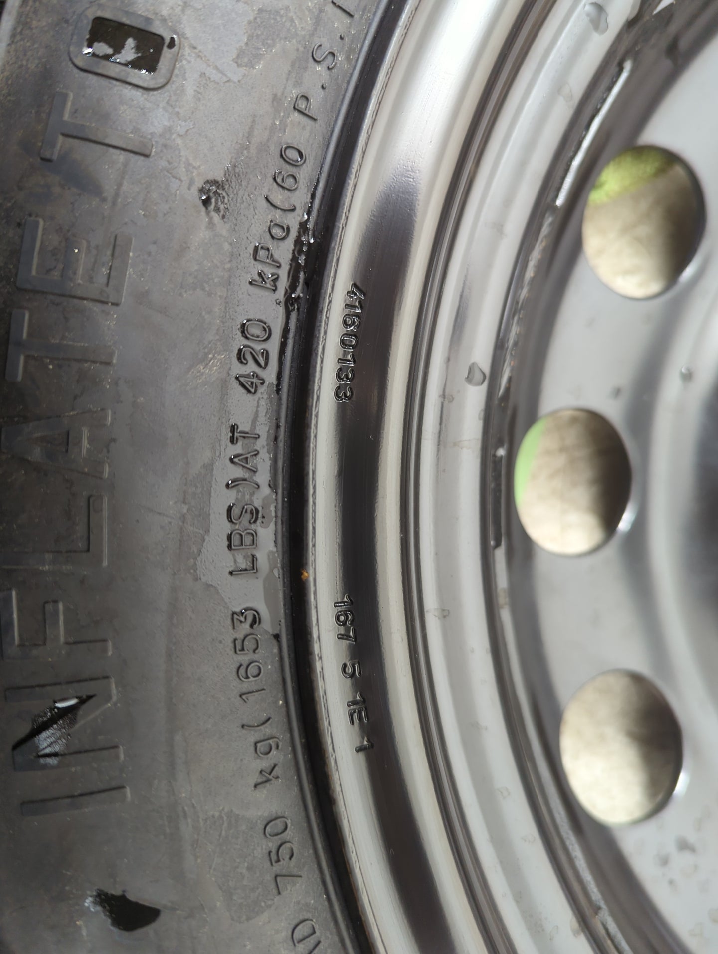 2006-2016 Volkswagen Jetta Spare Donut Tire Wheel Rim Oem 1401797 - Oemusedautoparts1.com