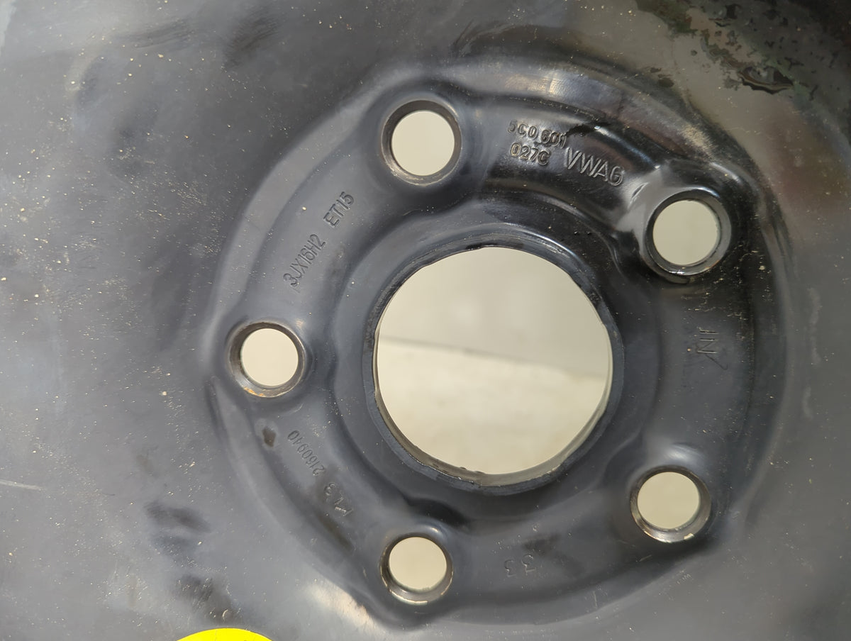 2006-2016 Volkswagen Jetta Spare Donut Tire Wheel Rim Oem 1401797 - Oemusedautoparts1.com