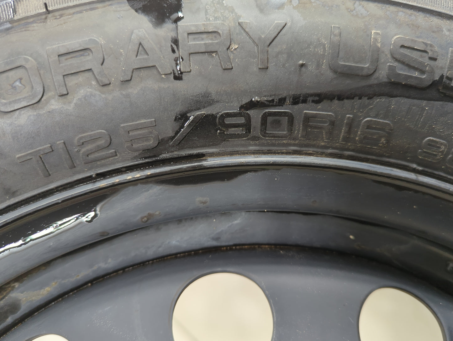 2006-2016 Volkswagen Jetta Spare Donut Tire Wheel Rim Oem 1401797 - Oemusedautoparts1.com