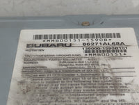 2016-2017 Volkswagen Jetta Radio AM FM Cd Player Receiver Replacement P/N:86271AL68A Fits Fits 2013 2014 2015 2016 2017 OEM 