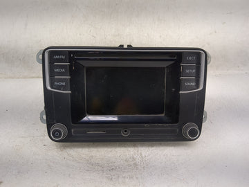 2015-2017 Volkswagen Jetta Radio AM FM Cd Player Receiver Replacement P/N:561035150 L56VW2 Fits Fits 2015 2016 2017 OEM Used