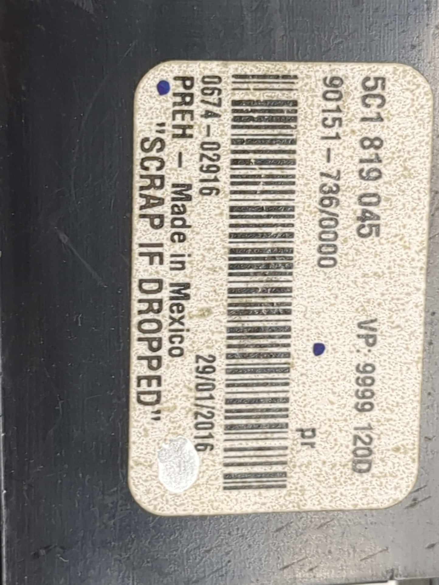 2011-2014 Volkswagen Jetta Climate Control Module Temperature AC/Heater Replacement P/N:5C1819045 90151-736/0000 Fits OEM Us