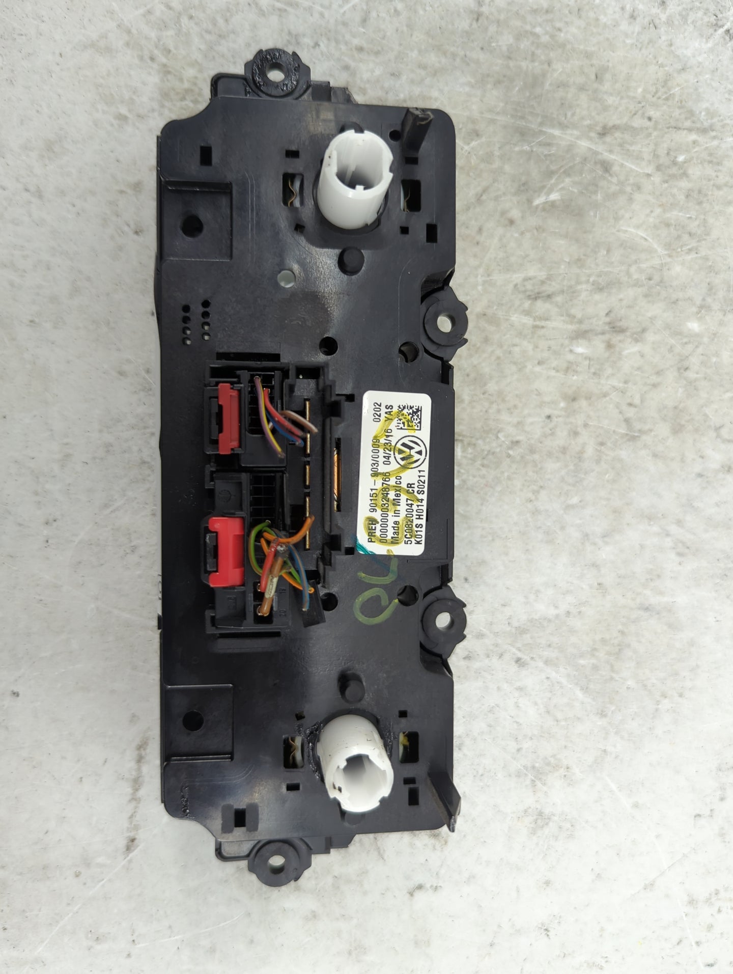 2015-2017 Volkswagen Jetta Climate Control Module Temperature AC/Heater Replacement P/N:5C0820047CR K01SH014S0211 Fits OEM U