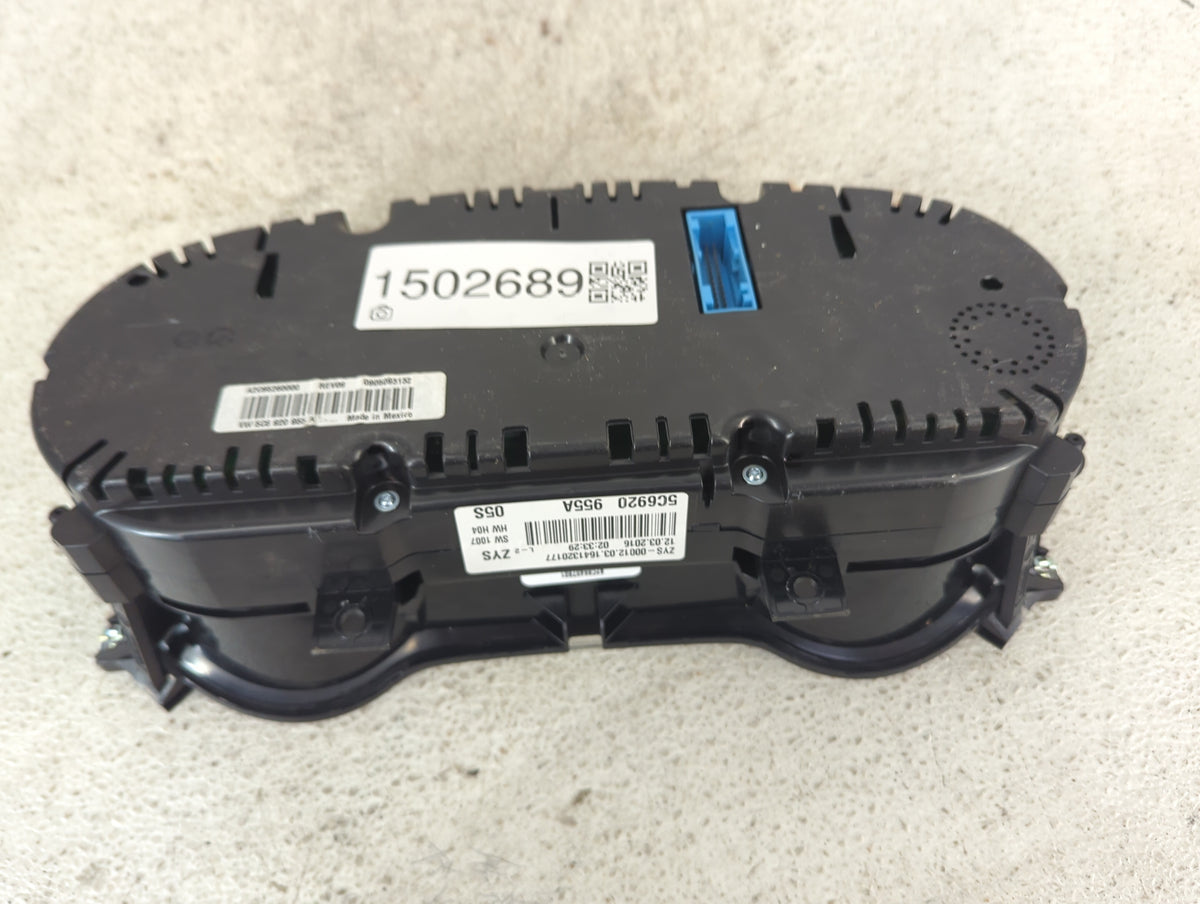 2016-2018 Volkswagen Jetta Instrument Cluster Speedometer Gauges P/N:5C6920955A A2C86407801 Miles: Fits Fits 2016 2017 2018 