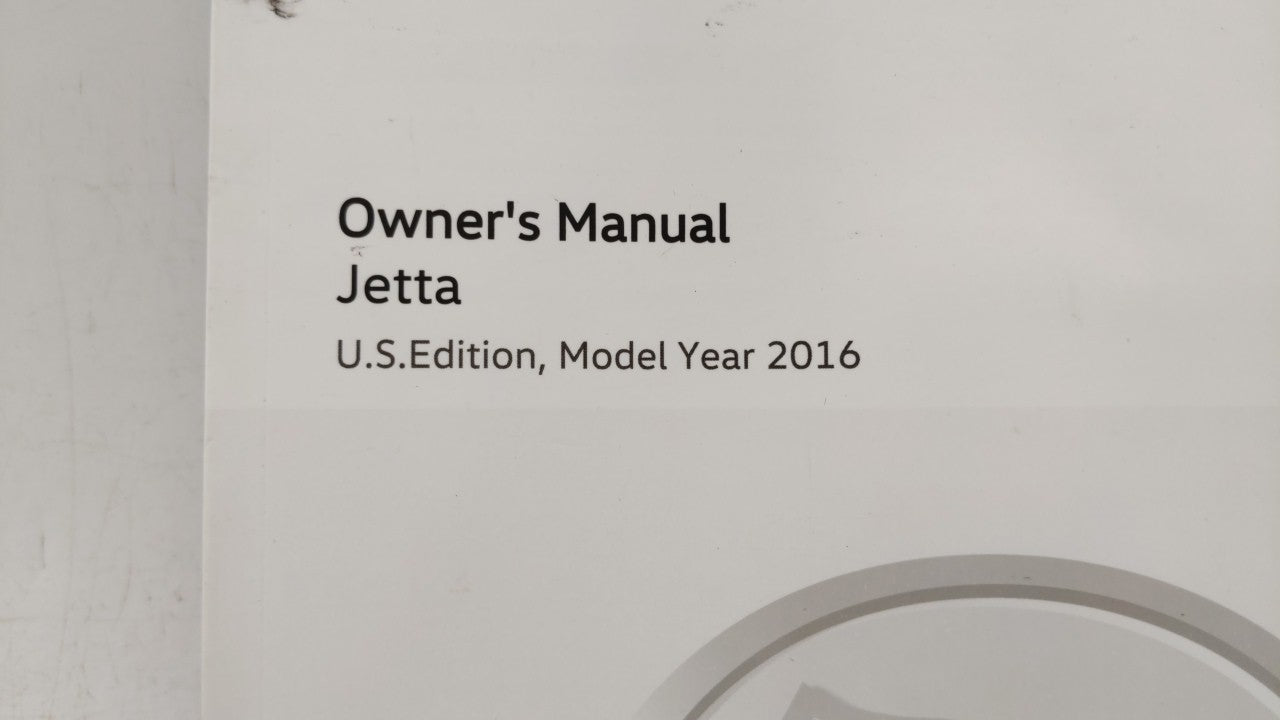 2016 Volkswagen Jetta Owners Manual Book Guide OEM Used Auto Parts - Oemusedautoparts1.com