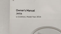 2016 Volkswagen Jetta Owners Manual Book Guide OEM Used Auto Parts - Oemusedautoparts1.com