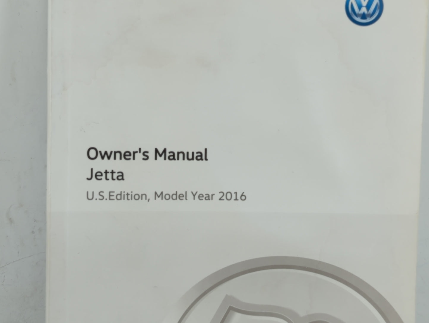 2016 Volkswagen Jetta Owners Manual Book Guide OEM Used Auto Parts - Oemusedautoparts1.com