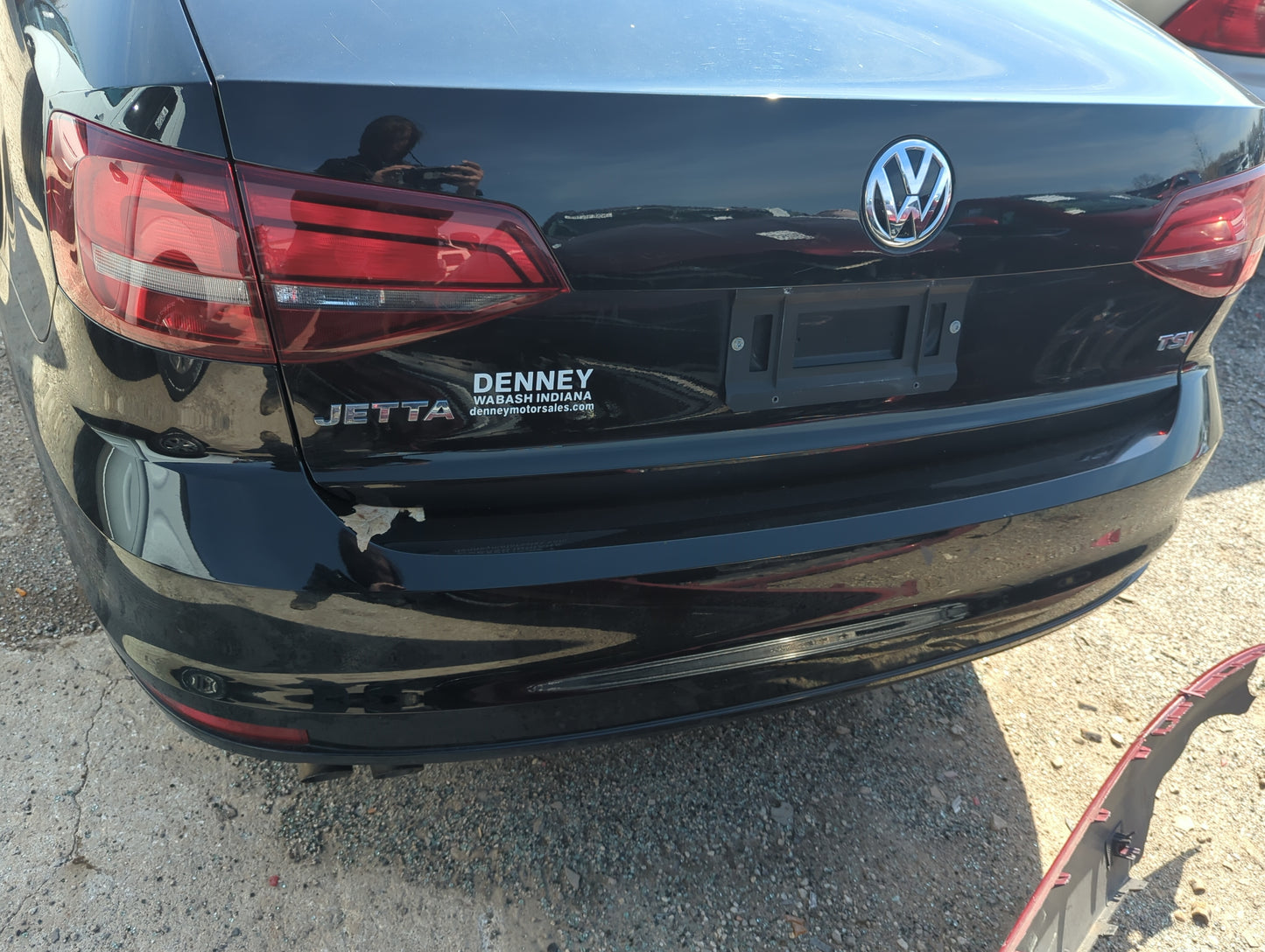 2015-2016 Volkswagen Jetta Rear Bumper Assembly Oem - Oemusedautoparts1.com