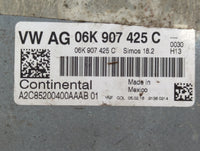 2015-2017 Volkswagen Jetta PCM Engine Control Computer ECU ECM PCU OEM P/N:06K 907 425 C Fits Fits 2015 2016 2017 OEM Used A