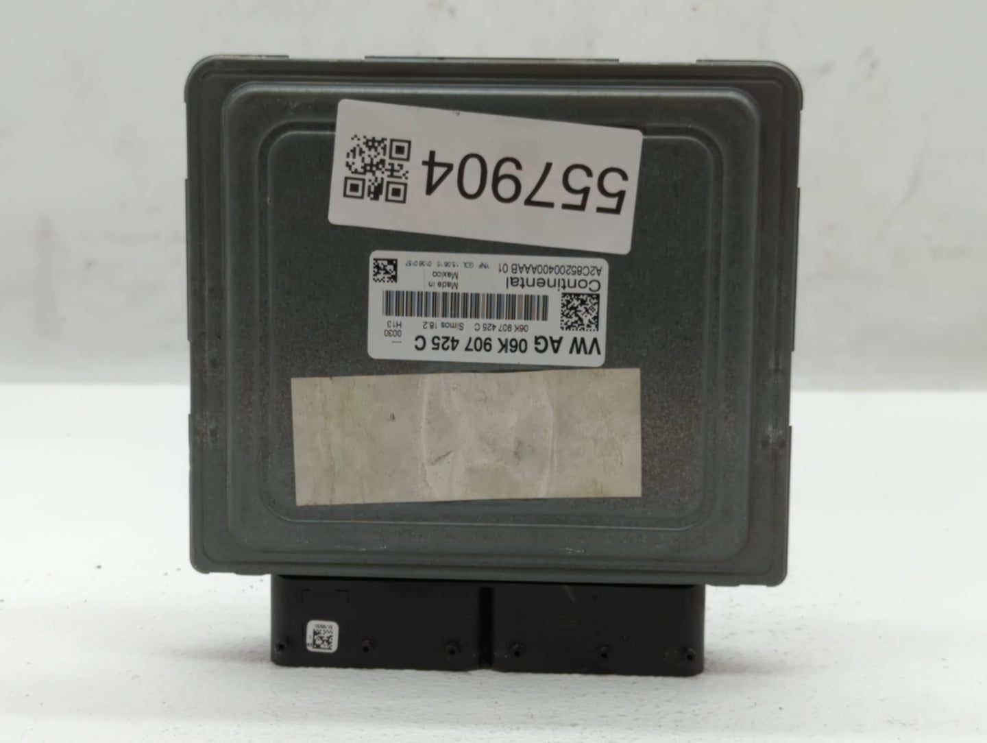 2015-2017 Volkswagen Jetta PCM Engine Control Computer ECU ECM PCU OEM P/N:06K 907 425 C Fits Fits 2015 2016 2017 OEM Used A