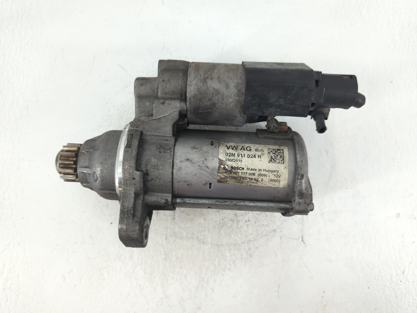 2014 Volkswagen Jetta Car Starter Motor Solenoid OEM P/N:13062015 02M 911 024 R Fits Fits 2015 2016 2017 2018 2019 2020 2021