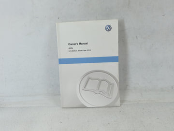 2016 Volkswagen Jetta Owners Manual Book Guide P/N:5C6012723AK OEM Used Auto Parts - Oemusedautoparts1.com