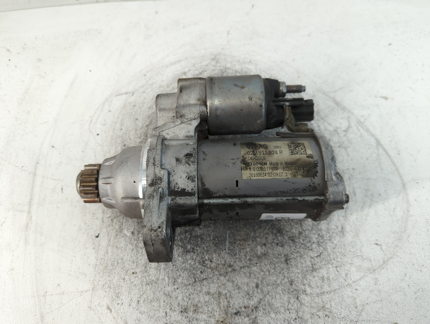 2014 Volkswagen Jetta Car Starter Motor Solenoid OEM P/N:02M 911 024 R Fits Fits 2015 2016 2017 2018 2019 2020 2021 2022 OEM