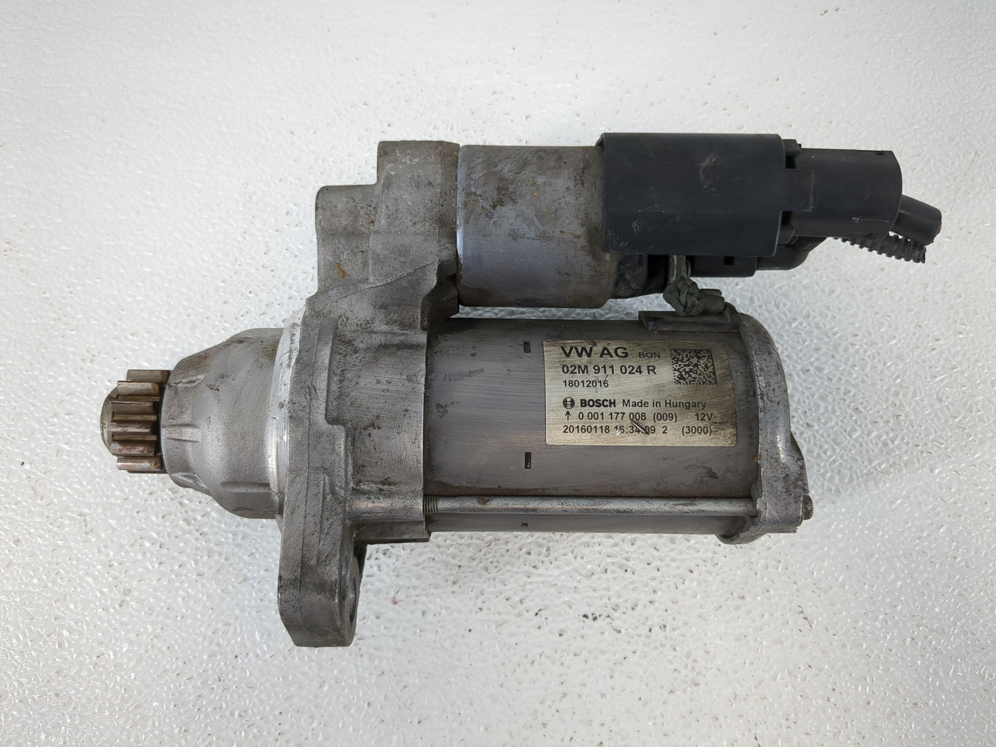 2014-2020 Volkswagen Passat Car Starter Motor Solenoid OEM P/N:02M 911 024 R Fits OEM Used Auto Parts - Oemusedautoparts1.co