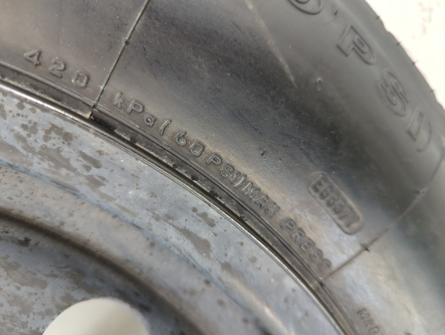 2009-2021 Volkswagen Passat Spare Donut Tire Wheel Rim Oem - Oemusedautoparts1.com