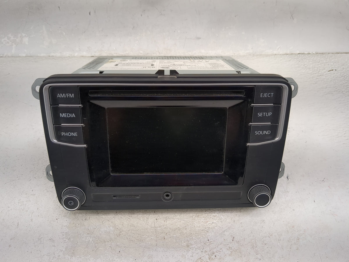 2016 Volkswagen Passat Radio AM FM Cd Player Receiver Replacement P/N:561035150 L56VW2, 5610351506495 Fits OEM Used Auto Par