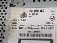 2016 Volkswagen Passat Radio AM FM Cd Player Receiver Replacement P/N:561035150 L56VW2, 5610351506495 Fits OEM Used Auto Par