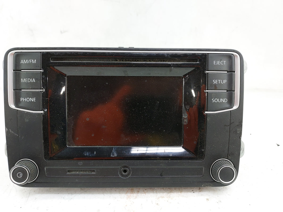 2016 Volkswagen Passat Radio AM FM Cd Player Receiver Replacement P/N:561035150 BEJMIB2PQ Fits Fits 2013 2014 2015 2017 OEM 