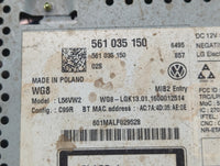 2016 Volkswagen Passat Radio AM FM Cd Player Receiver Replacement P/N:561 035 150 Fits OEM Used Auto Parts - Oemusedautopart