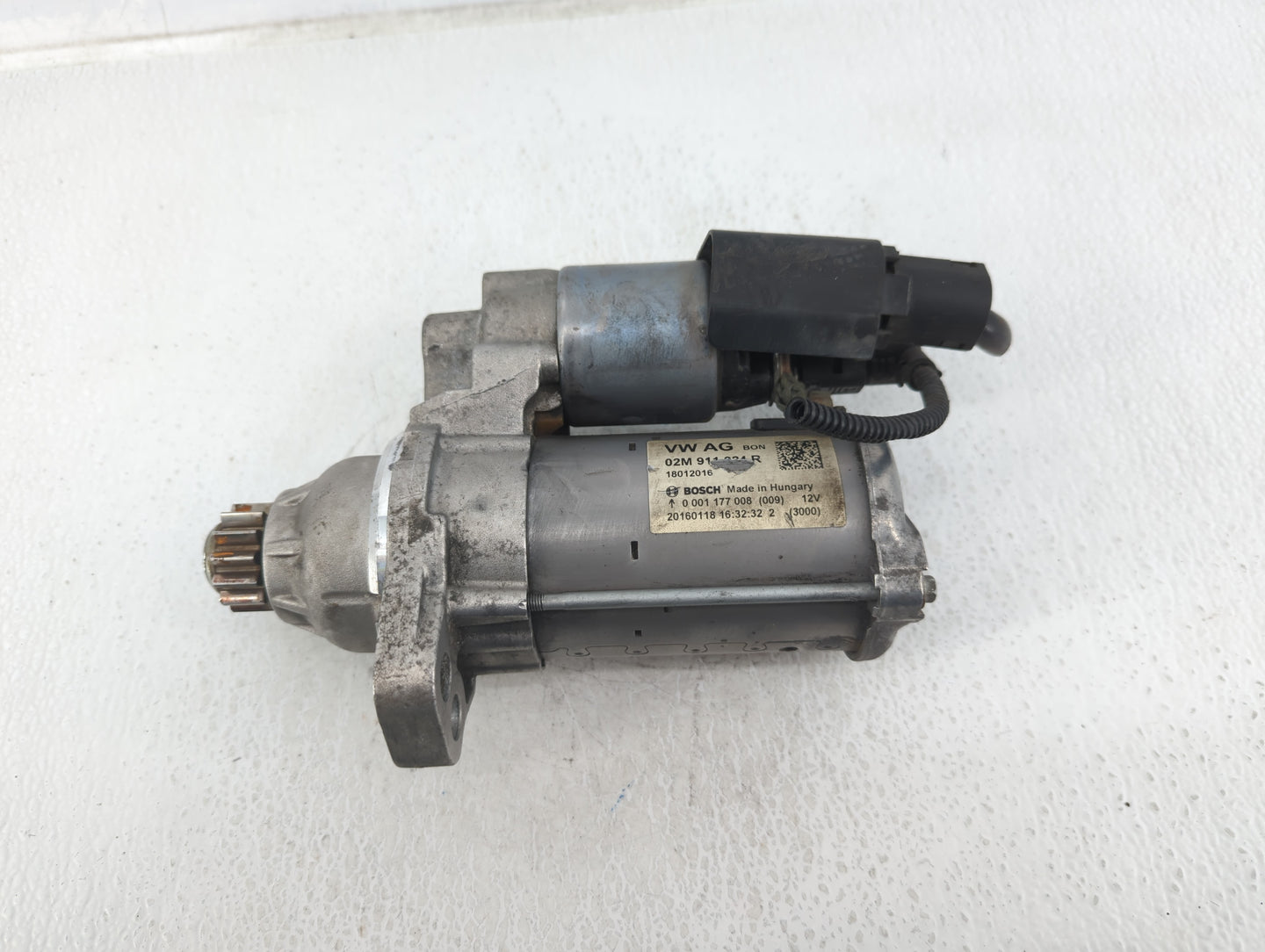 2014-2020 Volkswagen Passat Car Starter Motor Solenoid OEM P/N:02M 911 024 R Fits OEM Used Auto Parts - Oemusedautoparts1.co
