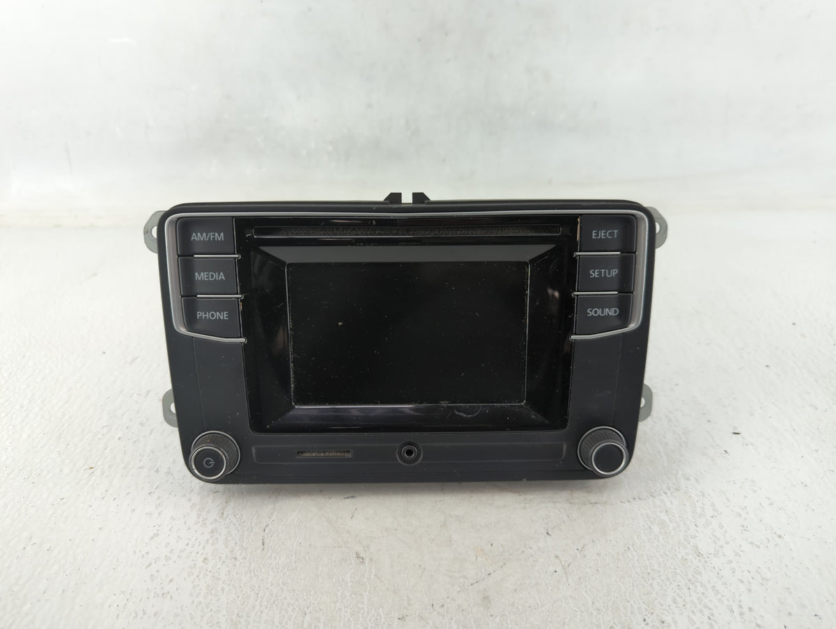 2016-2016 Volkswagen Passat Am Fm Cd Player Radio Receiver 637681 - Oemusedautoparts1.com