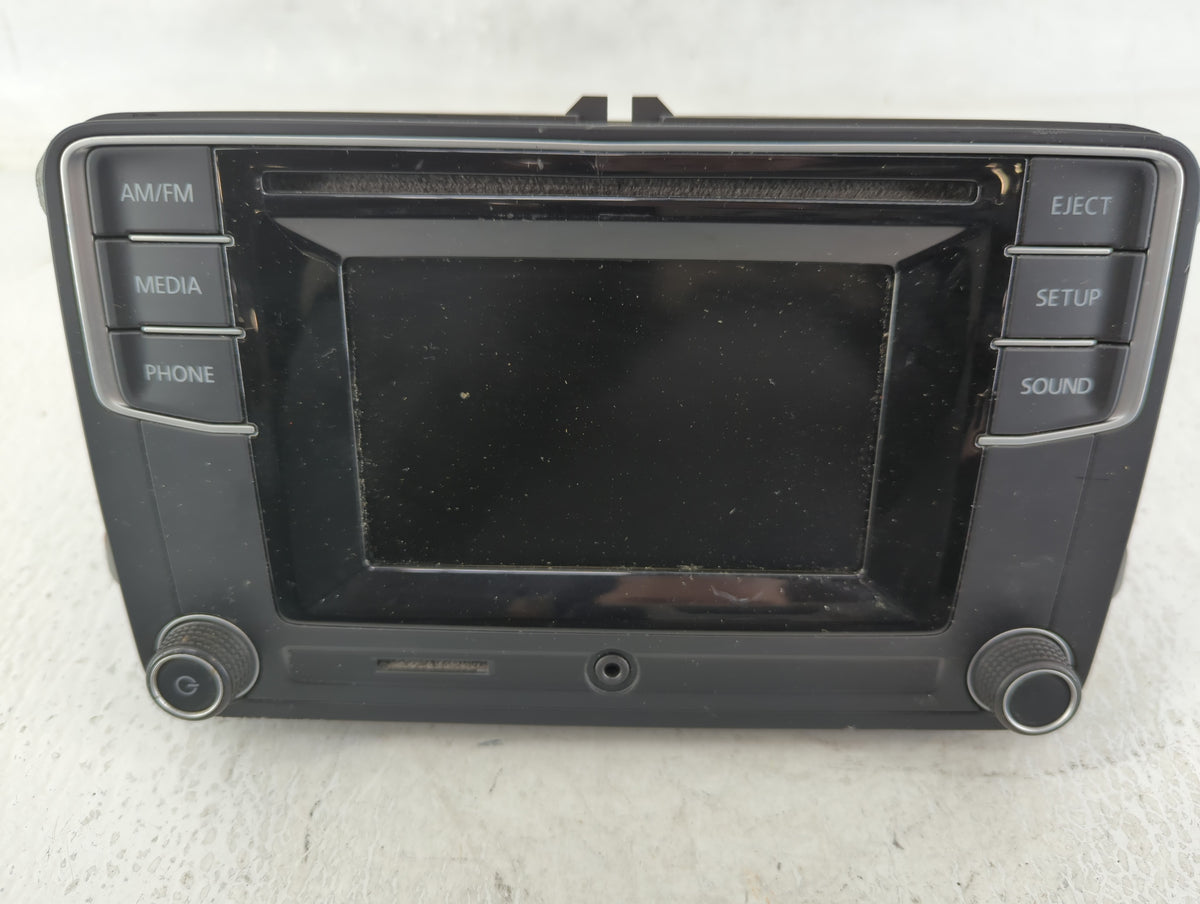 2016-2016 Volkswagen Passat Am Fm Cd Player Radio Receiver 637681 - Oemusedautoparts1.com